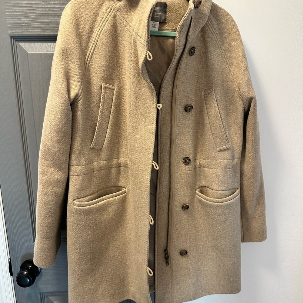 Women’s Tan Wool Coat